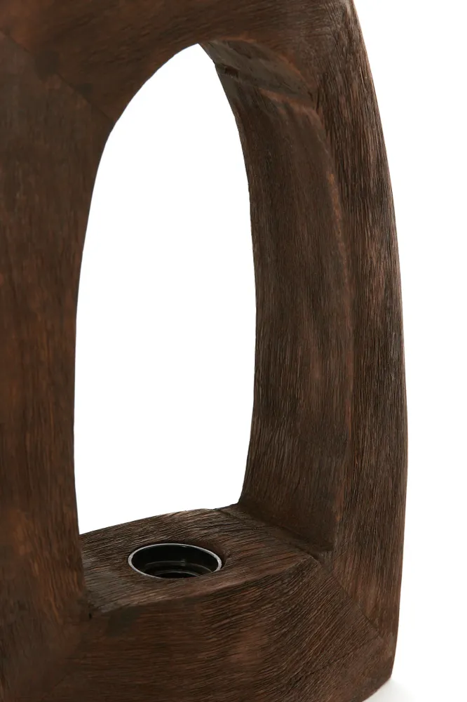 Light & Living tafellamp CARINI - bruin - 27x10x35cm