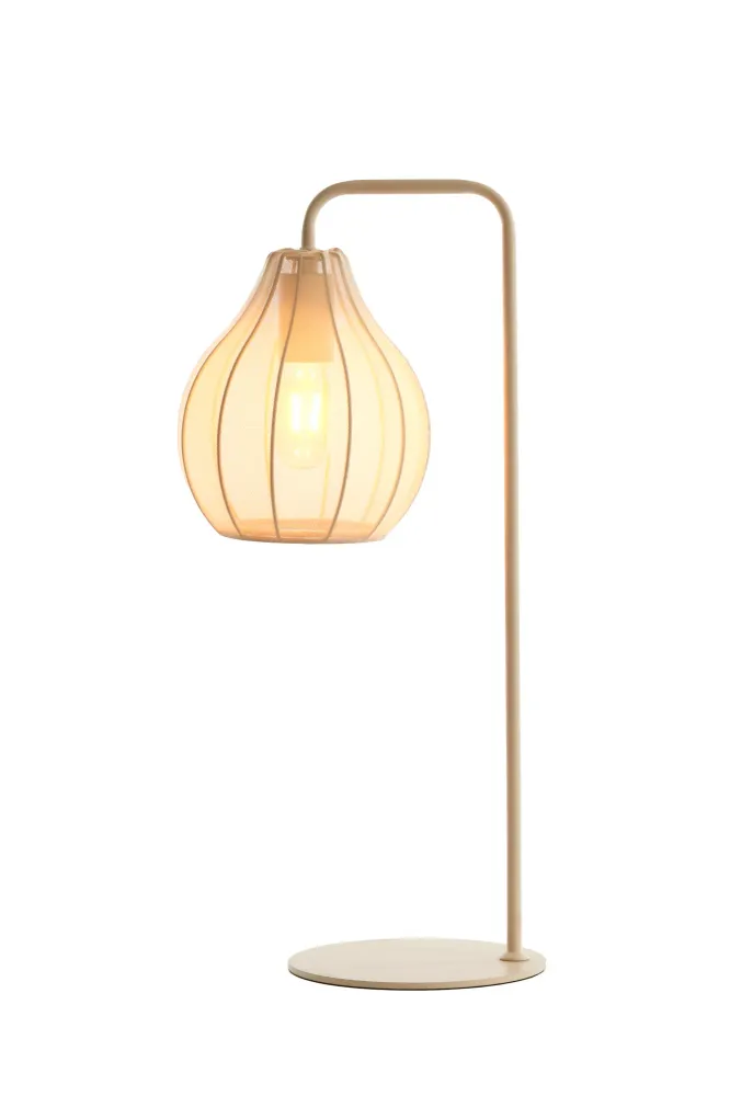 Light & Living tafellamp ELATI - bruin - Ø20x60.5cm