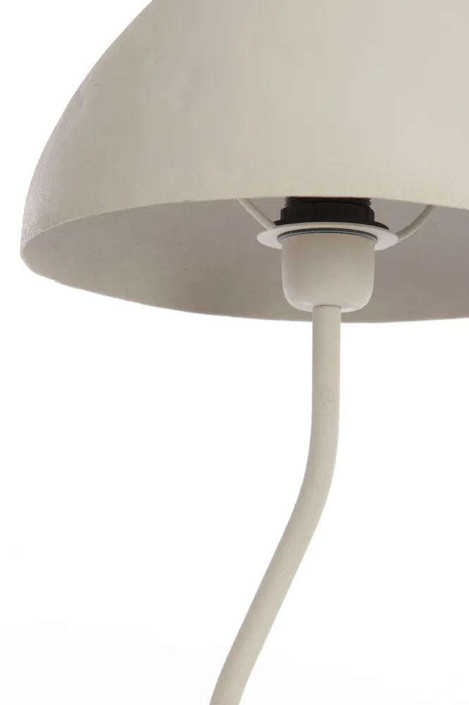 Light & Living tafellamp ELIMO - wit - Ø25x67cm