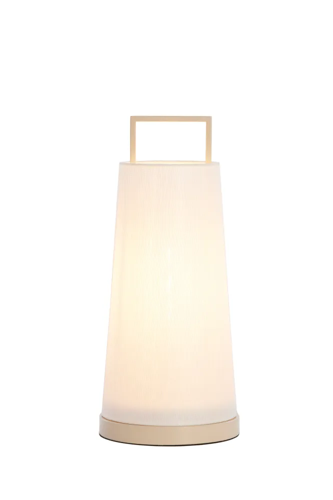 Light & Living tafellamp FYON - bruin - Ø20x45cm