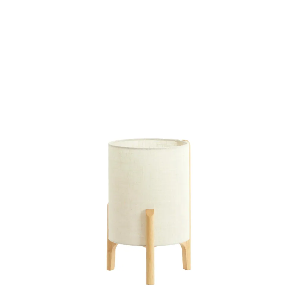 Light & Living tafellamp Litto - bruin - Ø22cm