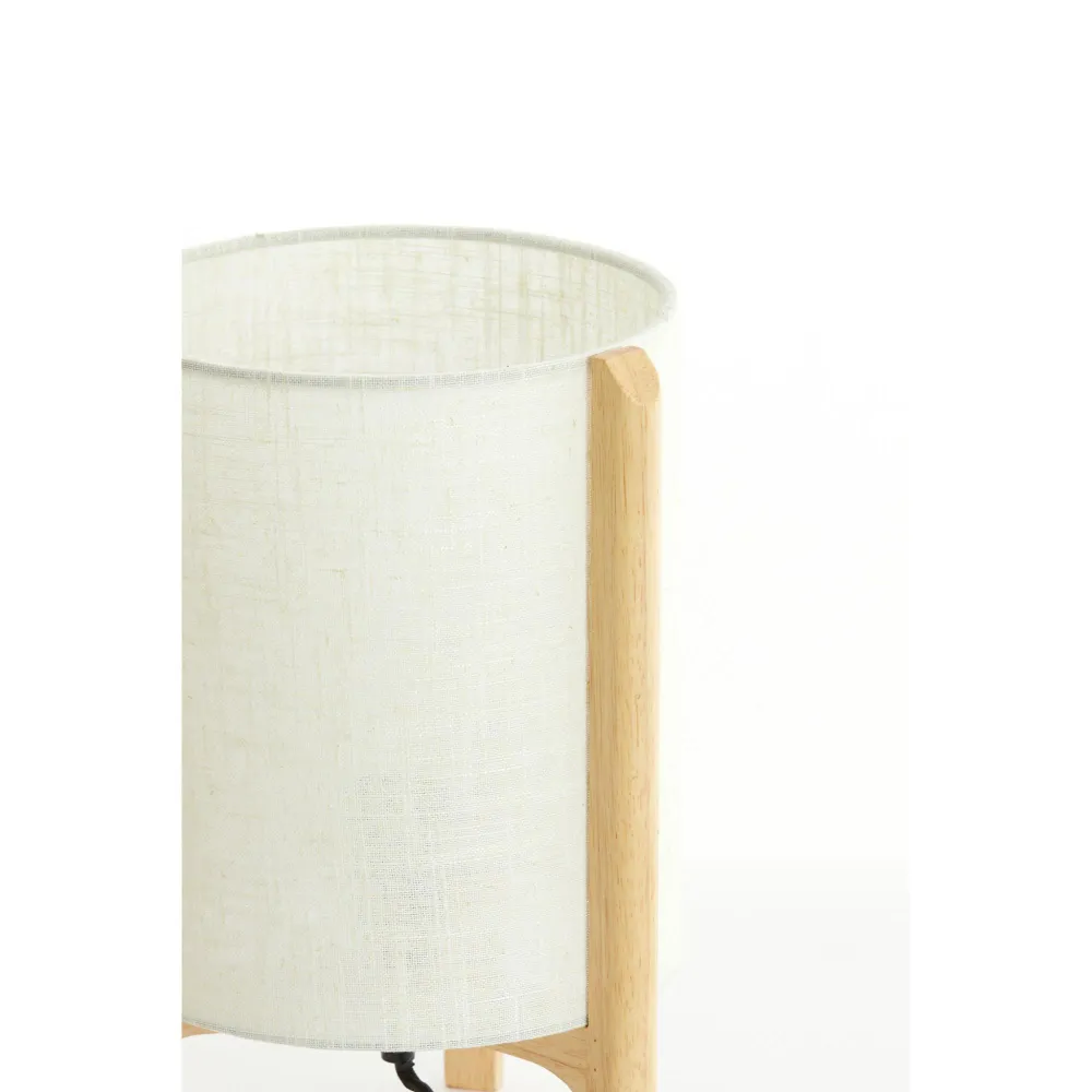 Light & Living tafellamp Litto - bruin - Ø22cm