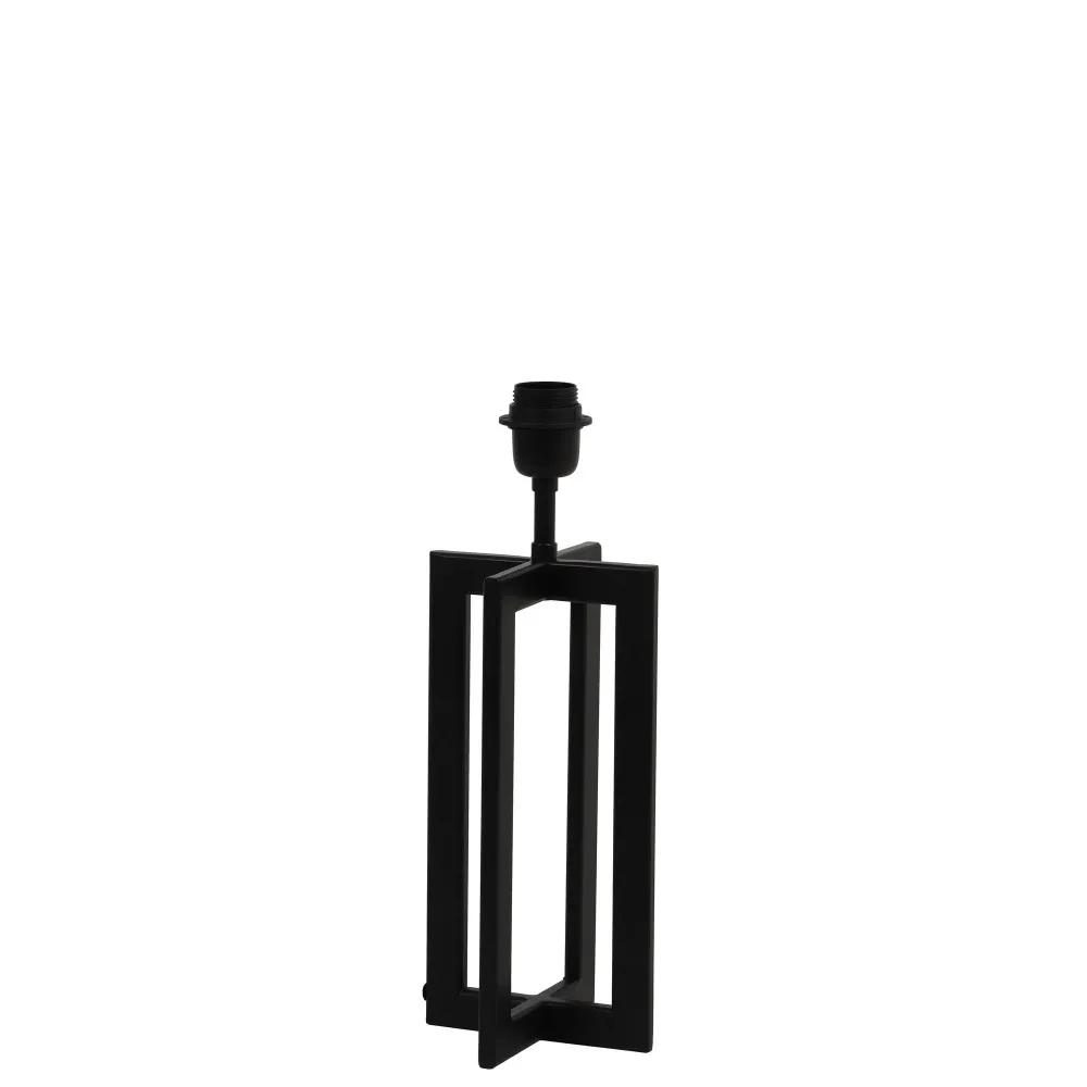 Light & Living tafellamp Mace/Gemstone - zwart, antraciet - 30x30x56cm