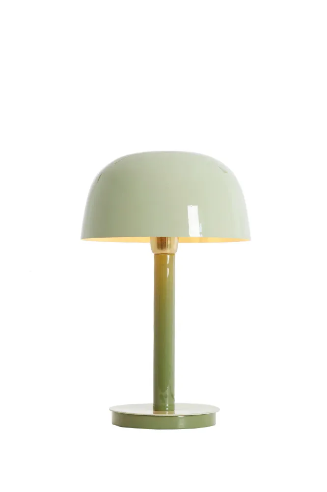 Light & Living tafellamp MARIVET - groen - Ø25x37cm
