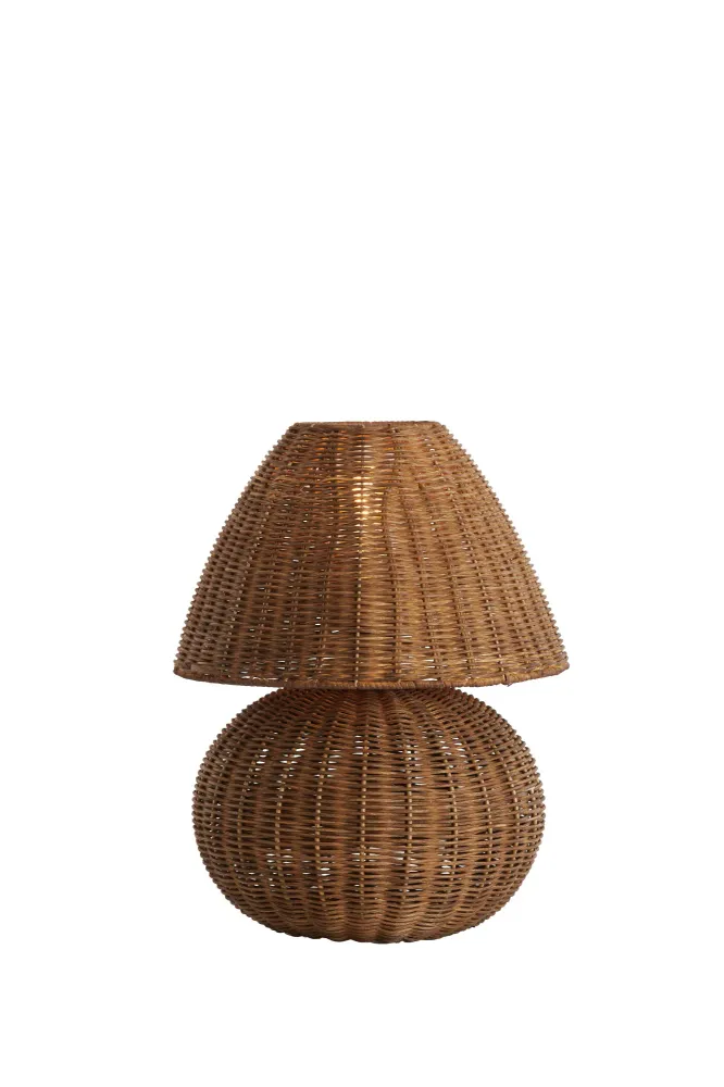 Light & Living tafellamp MAVON - bruin - Ø27.5x35cm