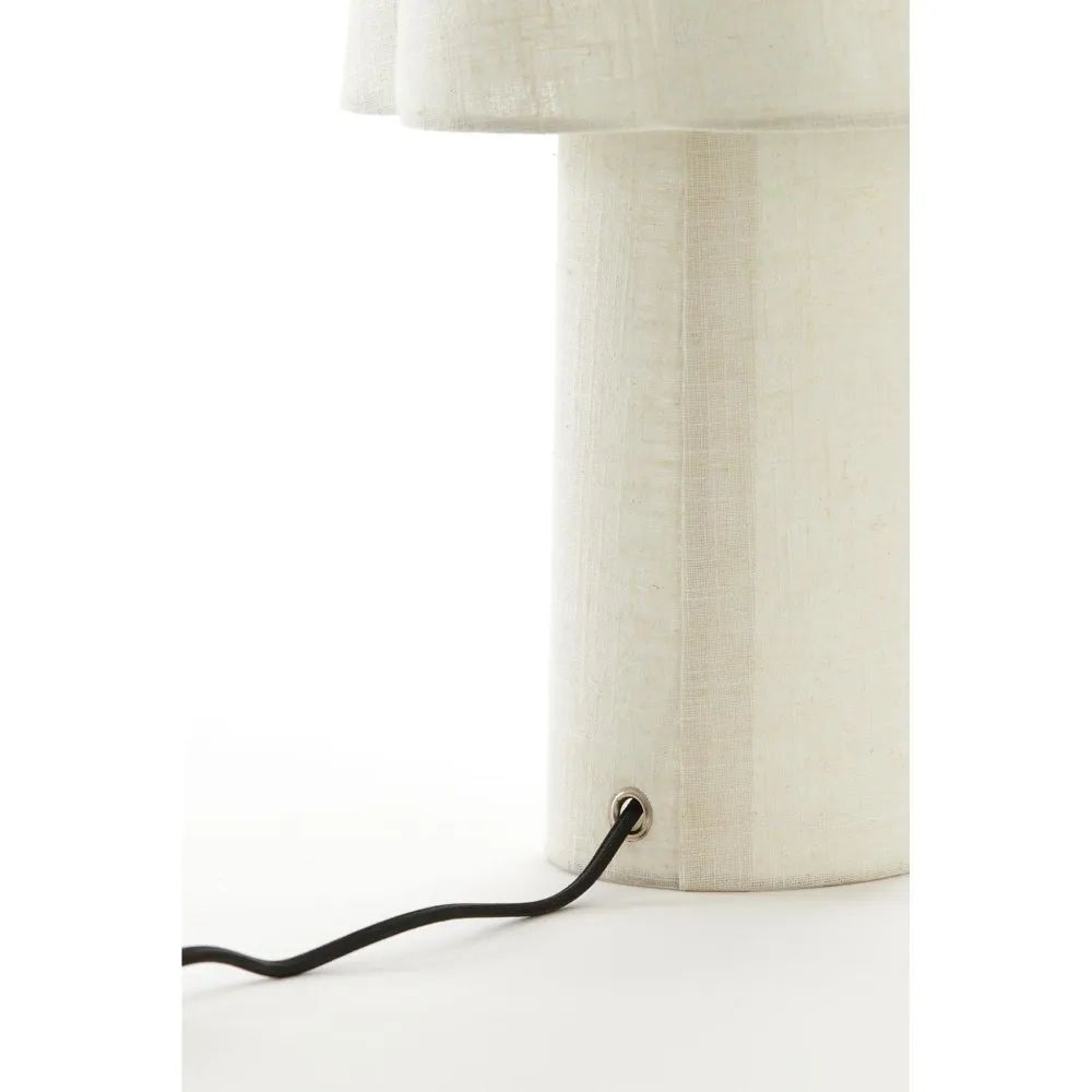 Light & Living tafellamp Musaby - bruin - Ø25cm