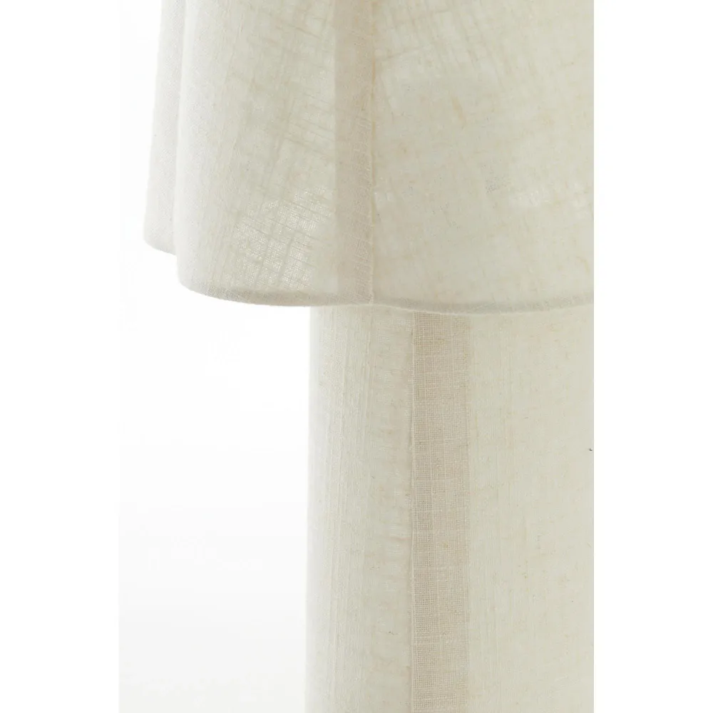 Light & Living tafellamp Musaby - bruin - Ø25cm
