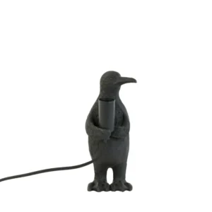 Light & Living tafellamp PENGUIN - Ø12x24cm - zwart