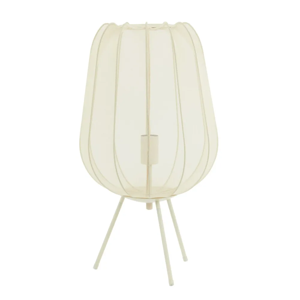 Light & Living tafellamp Plumeria - bruin - Ø34cm