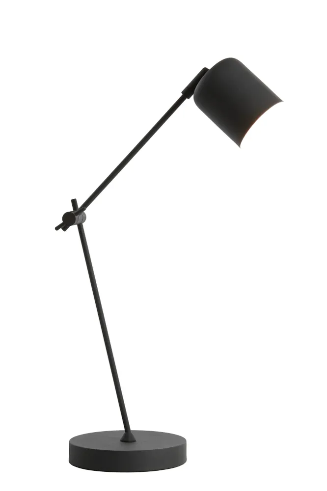 Light & Living tafellamp RIJEKA - zwart - 38x15x51cm