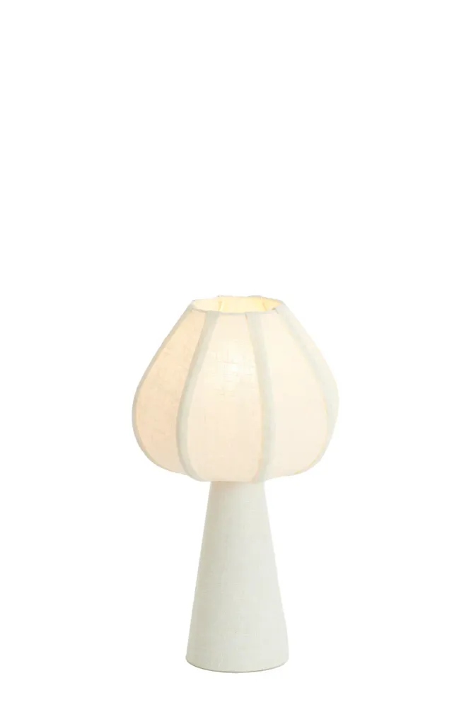 Light & Living tafellamp SORELLA - wit - Ø23x40cm