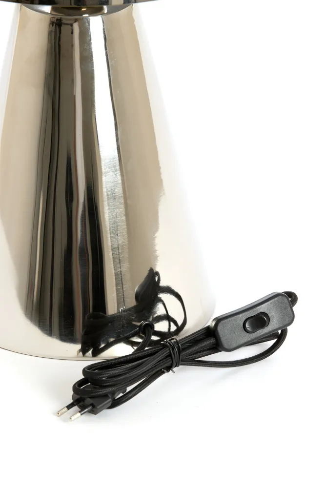 Light & Living tafellamp SURRINA - Ø26x41cm - zilver