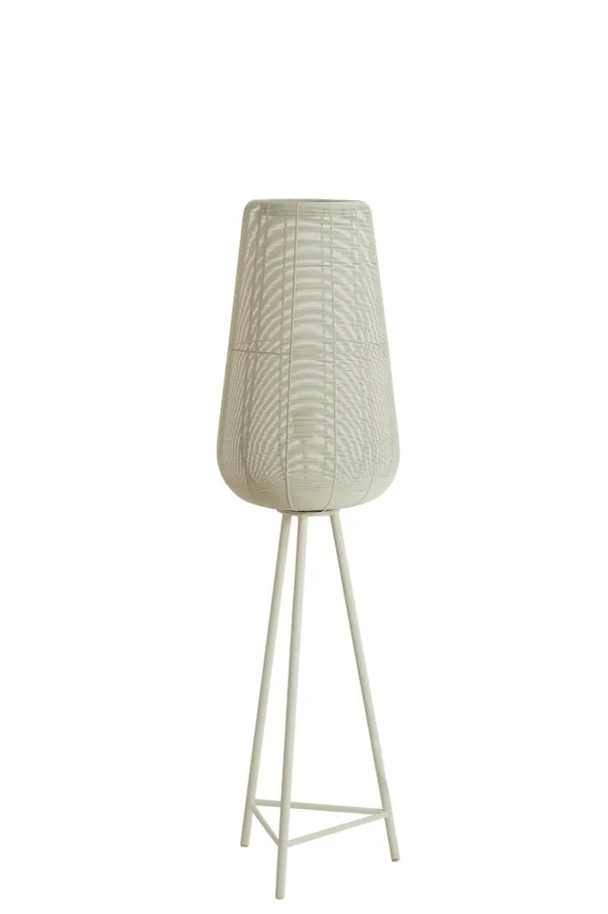 Light & Living vloerlamp ADETA - wit - Ø37x135cm