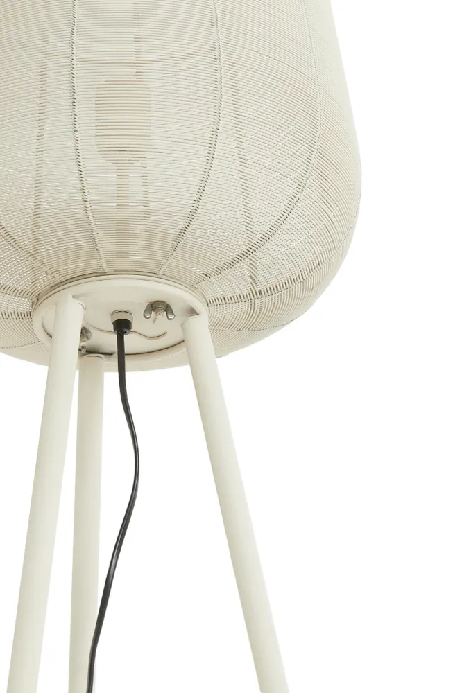 Light & Living vloerlamp ADETA - wit - Ø37x135cm