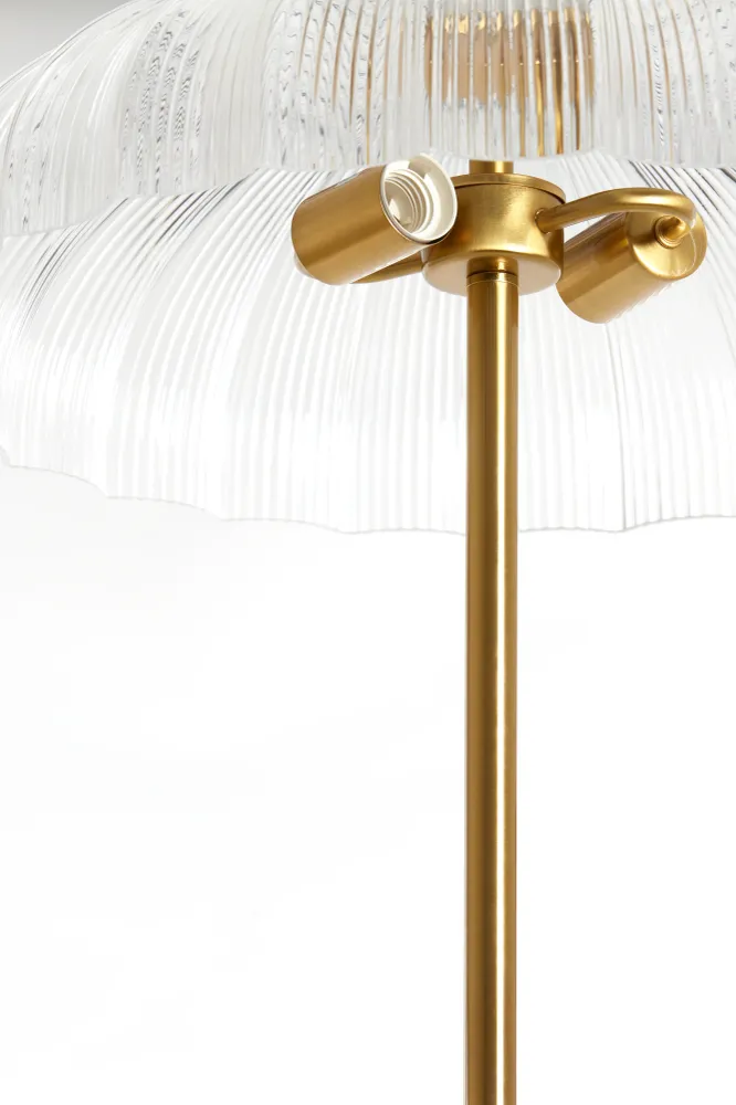 Light & Living vloerlamp FUNGO - helder - Ø50x155cm