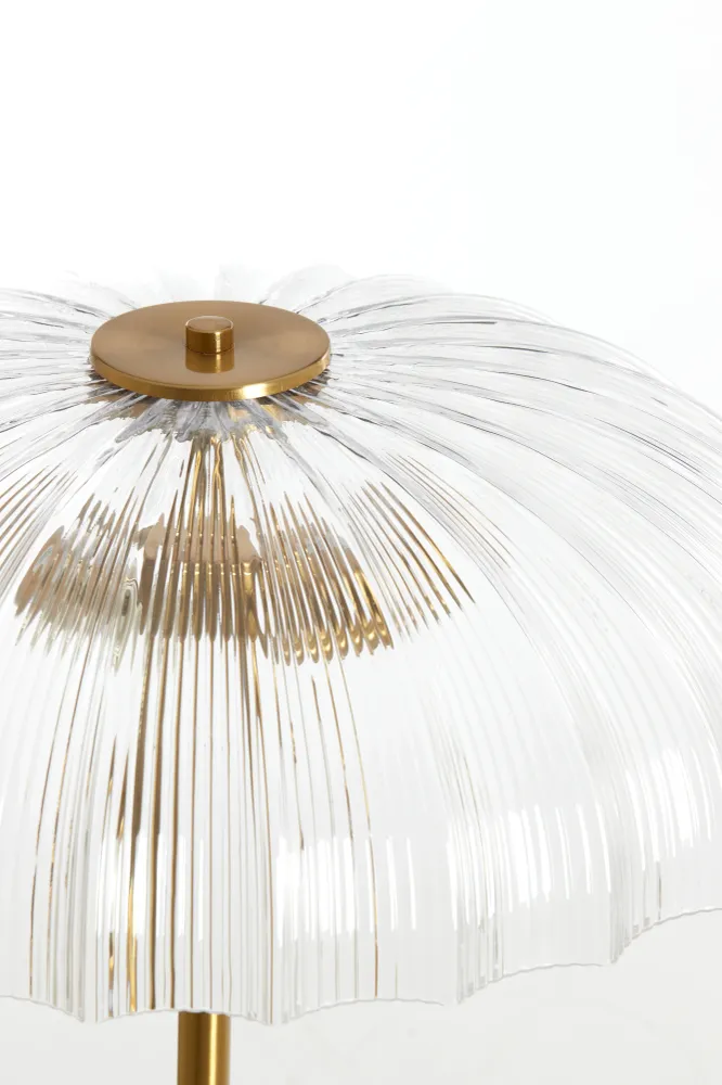 Light & Living vloerlamp FUNGO - helder - Ø50x155cm