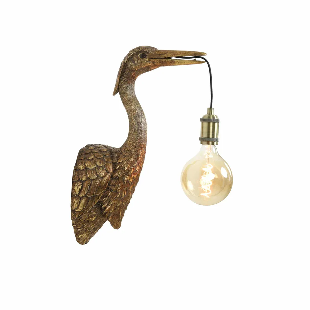 Light & Living wandlamp Crane - brons - 29.5x16x48cm