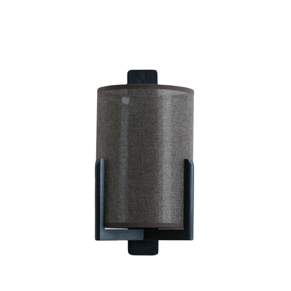 Light & Living wandlamp Litto - zwart - 22x18x36cm