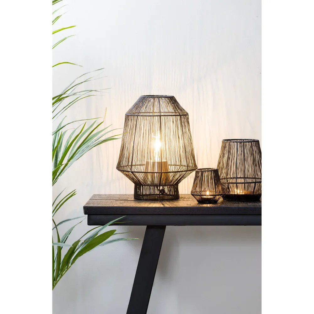 Light & Living windlicht Vitora - brons - Ø30cm