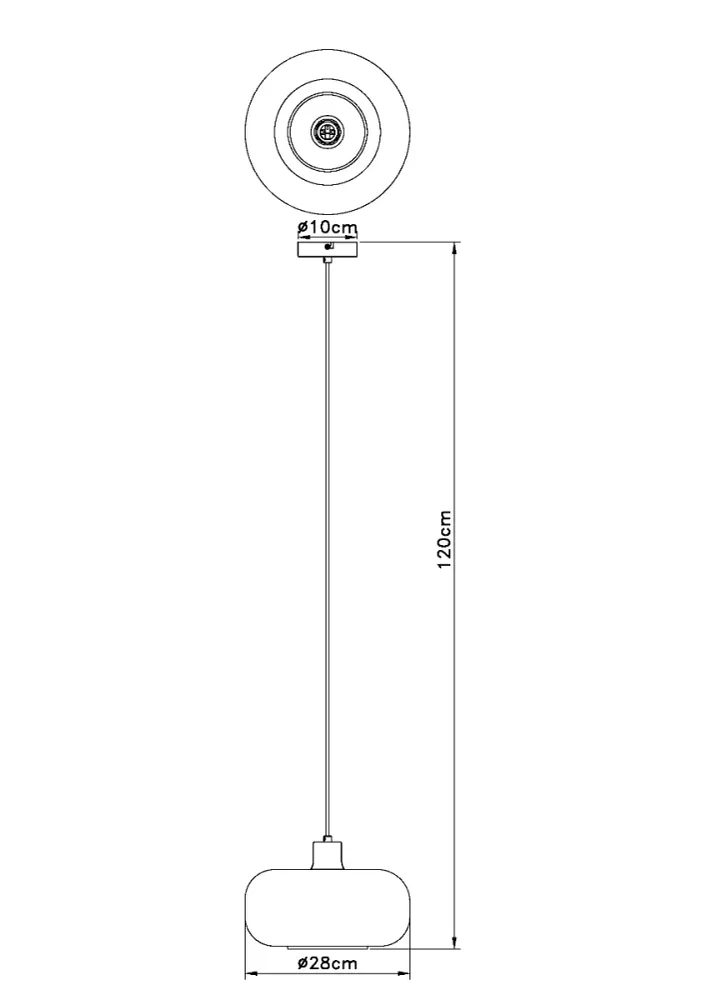 Lighto | Art deco hanglamp zwart met amber glas | Velo