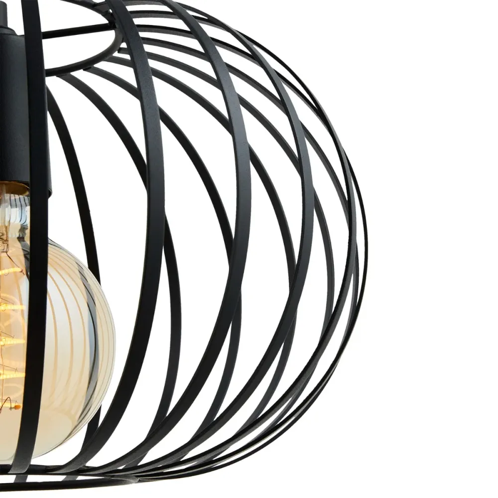 Lighto | Design hanglamp zwart 30cm Ø | Julia