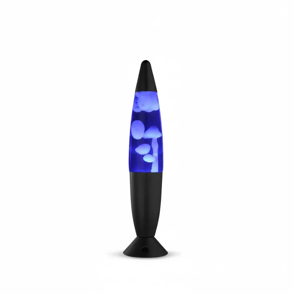 Lighto | Lavalamp zwart | 35 cm | RGB | 17 kleuren