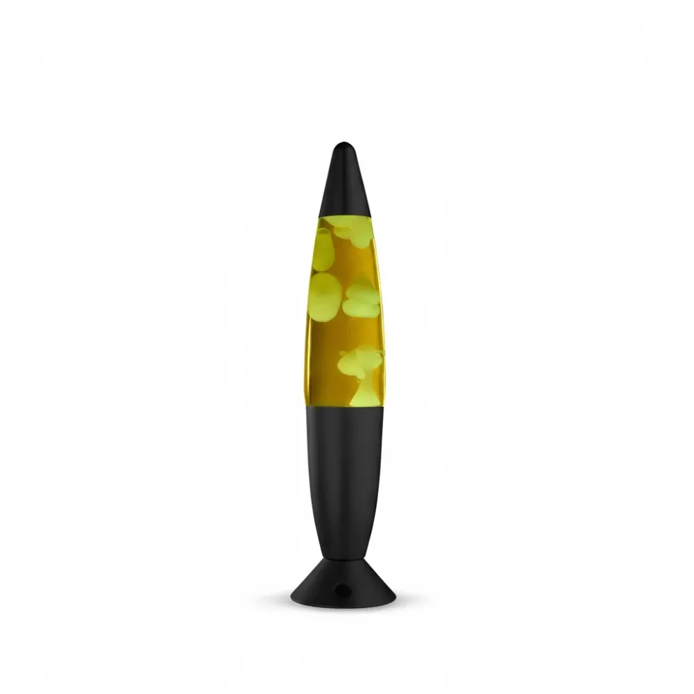 Lighto | Lavalamp zwart | 35 cm | RGB | 17 kleuren