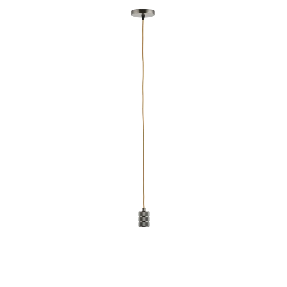 Lighto | Pendel Brons E27 Fitting | Retro | 1.5m Snoer | Met Plafondkap