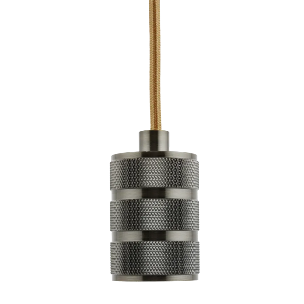 Lighto | Pendel Brons | Inclusief Lichtbron Goud | Retro | 1.5m Snoer | Met Plafondkap