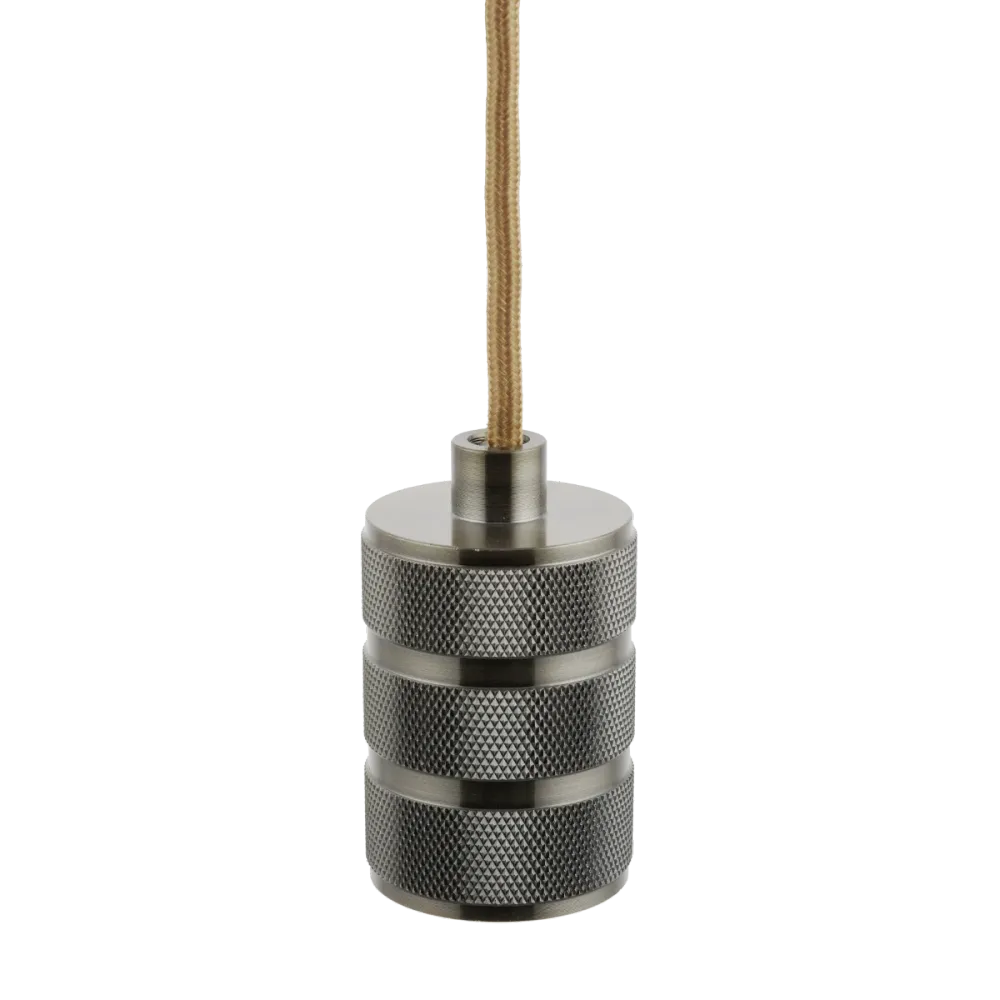 Lighto | Pendel Brons | Inclusief Lichtbron Goud | Retro | 1.5m Snoer | Met Plafondkap