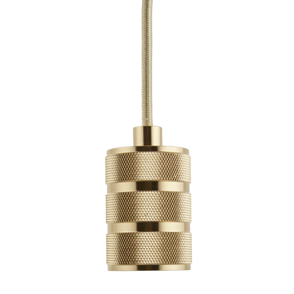 Lighto | Pendel Goud | Inclusief Lichtbron Goud | Retro | 1.5m Snoer | Met Plafondkap