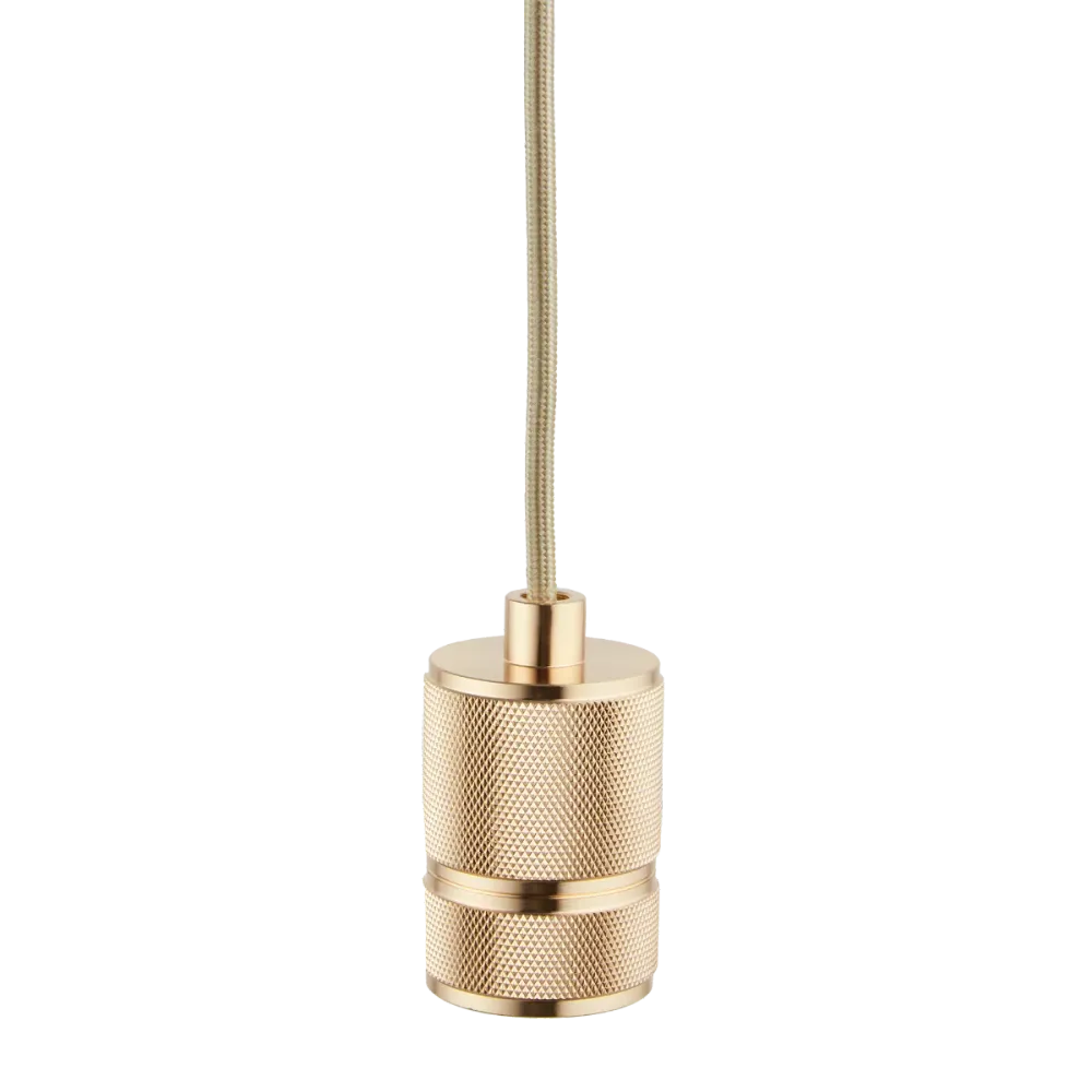 Lighto | Pendel Goud | Inclusief Lichtbron Helder | Classic | 1.5m Snoer | Met Plafondkap