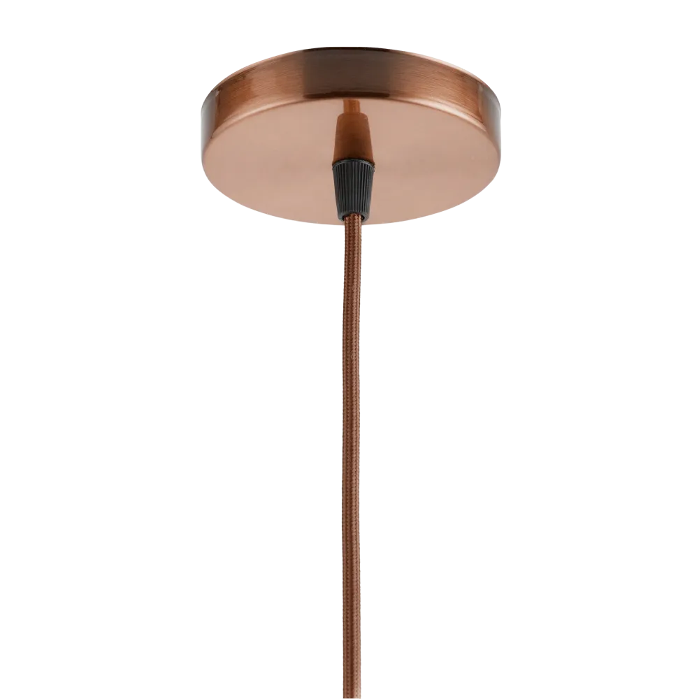 Lighto | Pendel Koper E27 fitting | Classic | 1.5m Snoer | Met Plafondkap
