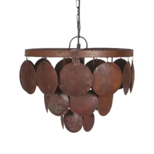 Hanglamp roest schijf Ø 40 cm / 2524 Lindeboom Wonen & Lifestyle