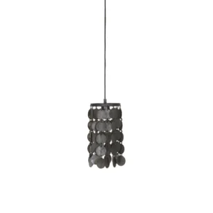 Hanglamp vineer zwart 15cm 2551 Lindeboom Wonen & Lifestyle
