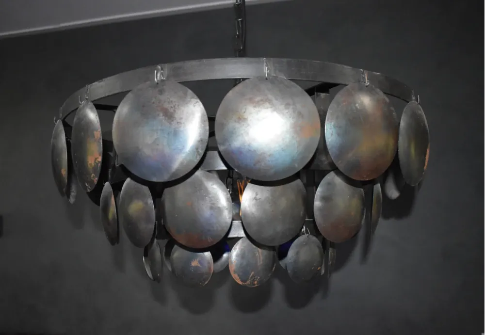 Schijfjes hanglamp 60cm Lindeboom Wonen & Lifestyle