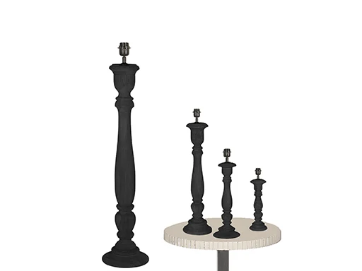 Tafellamp black sb 35 cm Lindeboom Wonen & Lifestyle