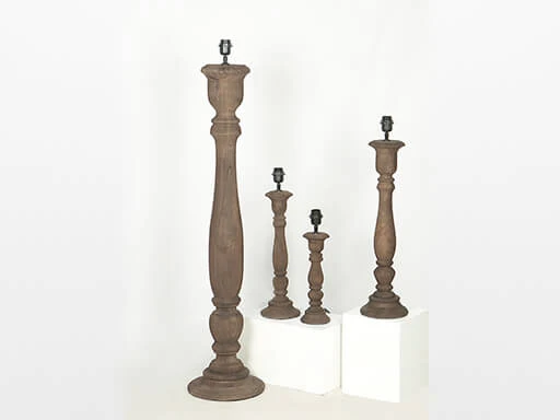 Tafellamp Boston umber 70 cm Lindeboom Wonen & Lifestyle