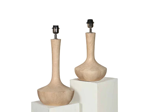 Tafellamp Seattle naturel 35 cm Lindeboom Wonen & Lifestyle