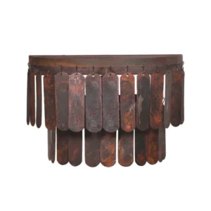 Wandlamp roest lamel 40 cm / 2531 Lindeboom Wonen & Lifestyle