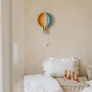 Little Lights Lamp Luchtballon - Retro Rainbow