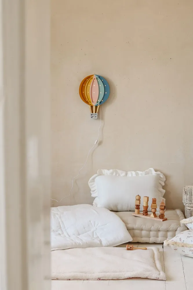 Little Lights Lamp Luchtballon - Retro Rainbow