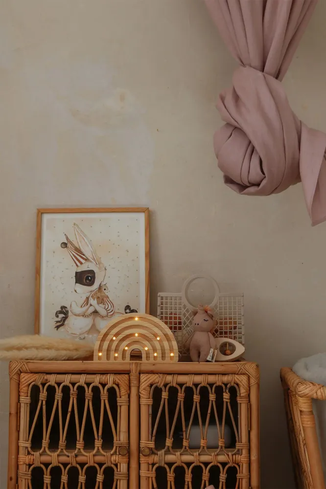 Little Lights Mini Lamp Regenboog - Naturel