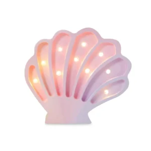 Little Lights Mini Lamp Schelp - Mermaids Pink - Roze