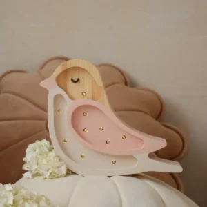 Little Lights Mini Lamp Vogel - Strawberry Cream