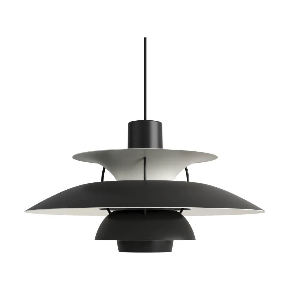 Louis Poulsen PH 5 hanglamp Monochrome Black