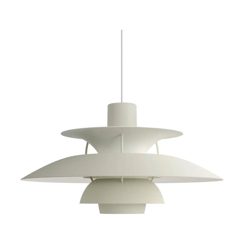 Louis Poulsen PH 5 hanglamp Monochrome Pale Pewter