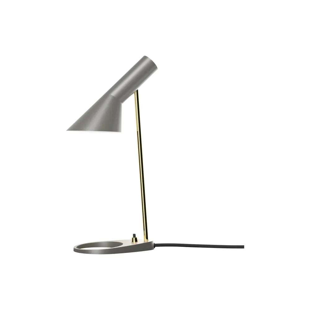 Louis Poulsen AJ Mini tafellamp Brass/Warm Grey
