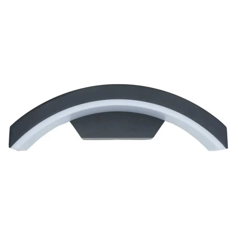 LUM DECORATIVO LED BARR CURVA I 9W 85-240V 3000K NEGRO LUCEK
