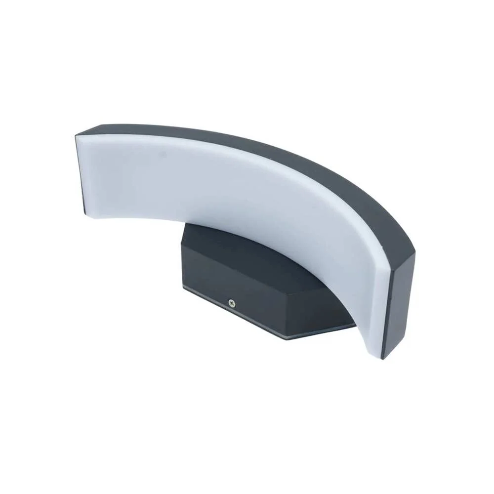 LUM DECORATIVO LED BARR CURVA I 9W 85-240V 3000K NEGRO LUCEK